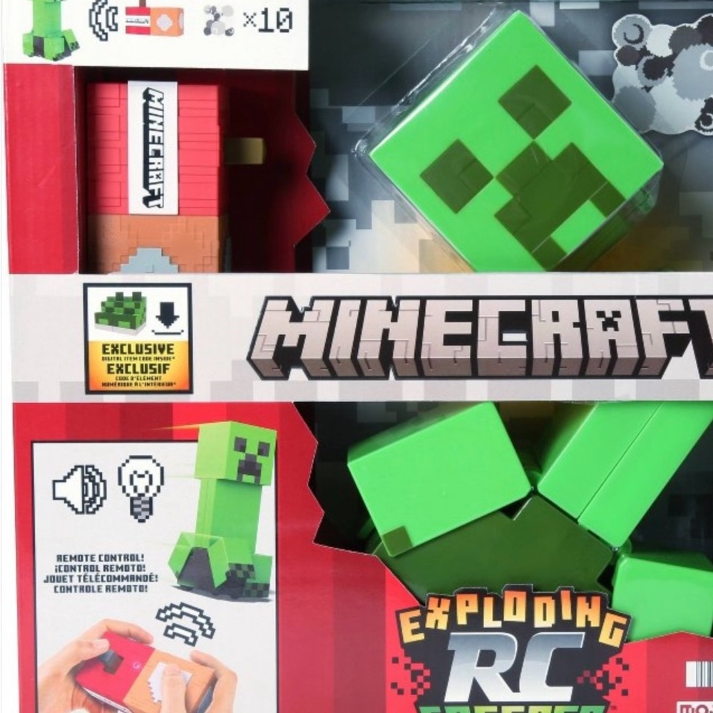 Minecraft Exploding RC Creeper Toy